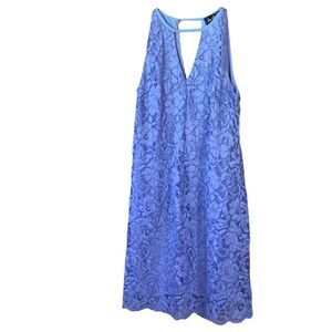 Sam Edelman Periwinkle Purple Sleeveless Lace Dress Cocktail Formal Party 0